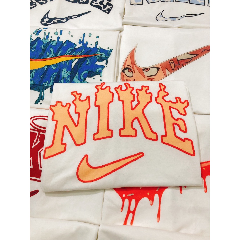 áo thun tay lỡ in logo hiệu unisex ♥ | BigBuy360 - bigbuy360.vn