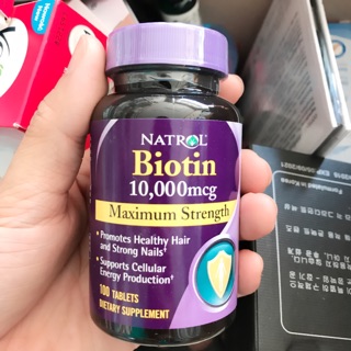 ( Shopee Trợ Giá ) Thuốc uống Biotin kích thích mọc tóc và ngăn rụng tóc: