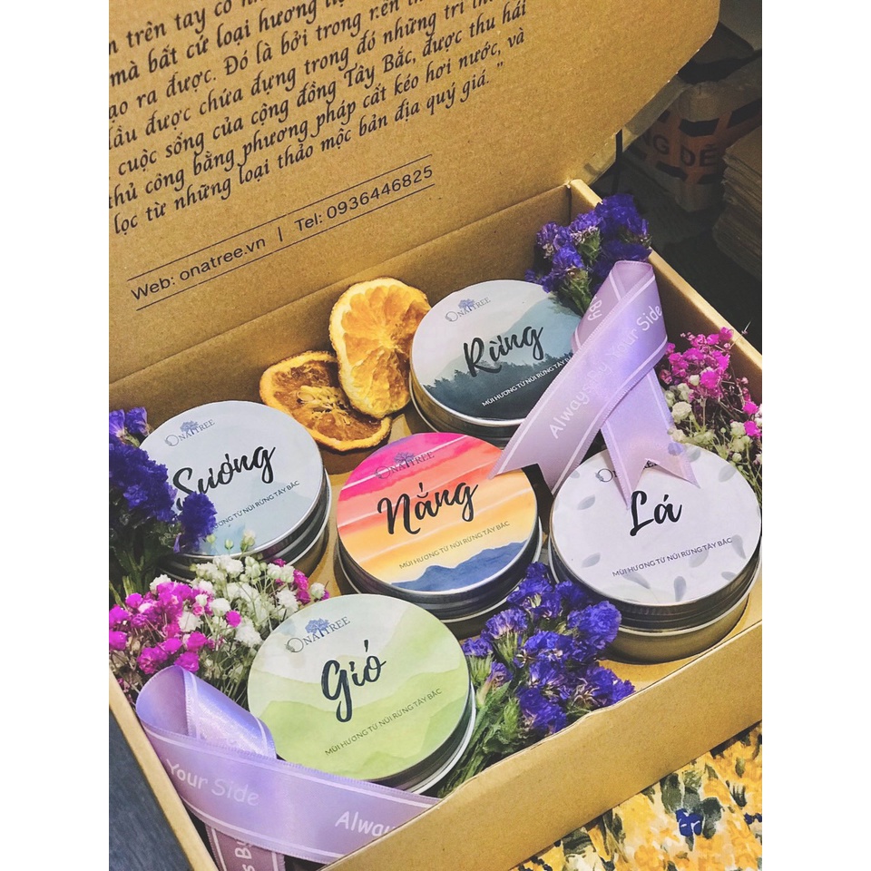 Set Quà Tặng Nến Thơm OnaTree Tặng Sinh Nhật