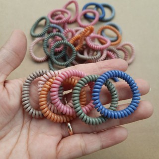 Set 5 lò xo cột tóc màu mới (bản nhí,rộng 3cm)