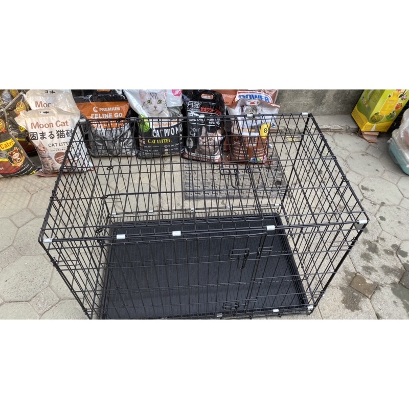 Lồng sơn tĩnh điện sơn nhám đen size XL 90x60x65