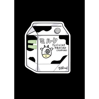 Sticker Đồ Ăn ( Đen )