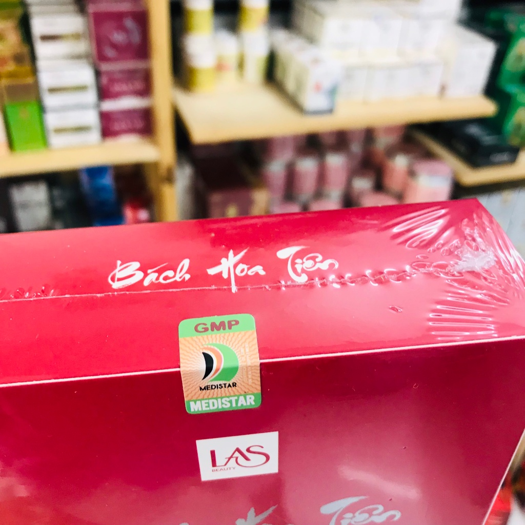 Bách Hoa Tiên - Cốm nội tiết trắng da tăng cường sinh lý nữ hiệu quả - 1 Gói - Hàng chính hãng