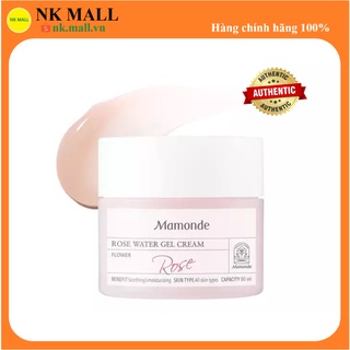 (Đủ bill) Kem dưỡng ẩm dịu da dạng gel hoa hồng Mamonde Rose Water Gel Cream 80ml chính hãng