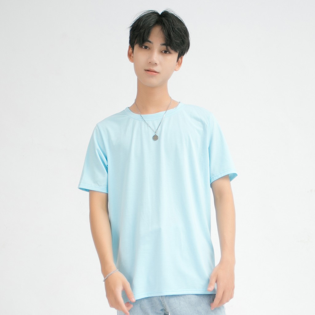 Áo Phông Áo Thun Nam MANDO Trơn Cotton Kiểu Dáng Basic Phong Cách Thời Trang Hàn Quốc APT01