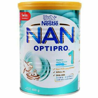 Sữa bột Nestle Nan Optipro 1 Nga - hộp 400g (dành cho trẻ từ 0 - 6 tháng)