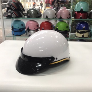 MŨ BẢO HIỂM NỬA ĐẦU TRƠN 1 MÀU