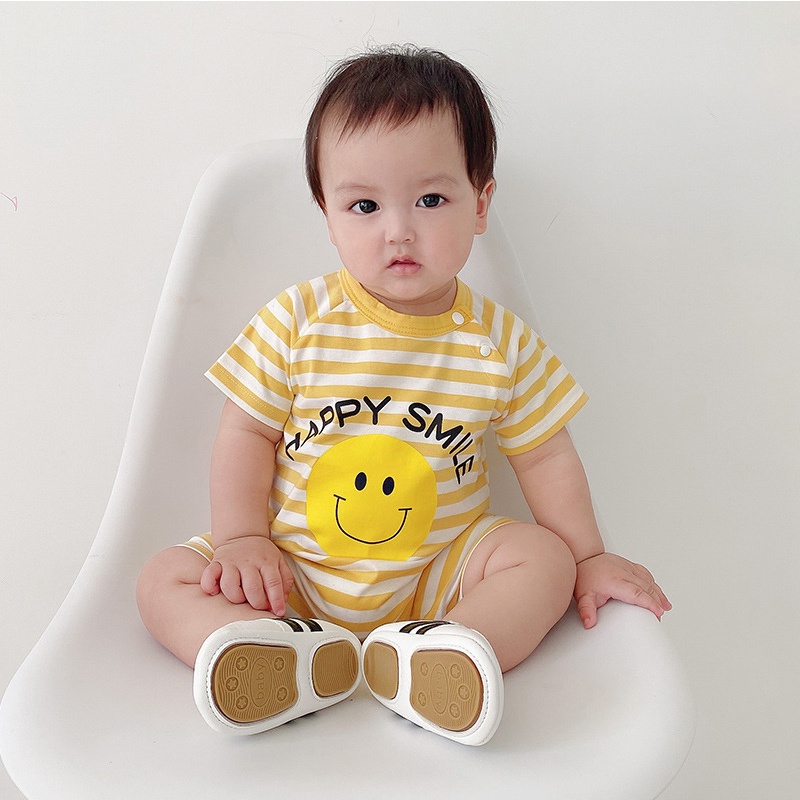 Bodysuit cho bé trai bé gái mẫu body đùi mùa hè cho bé sơ sinh vải cotton mềm mát họa tiết đáng yêu _ BD32