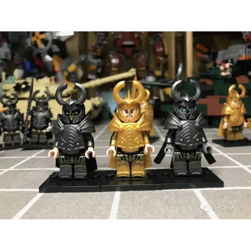 MINIFIGURES TRUNG CỔ THOR NHÂN VẬT VỆ BINH EINHERJAR VÀ BERSERKER CỦA HELA - LEGO THOR KORUIT KT1044