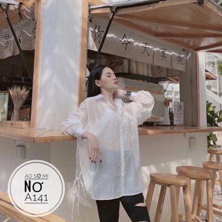 Bigsize Áo sơ mi nơ A141