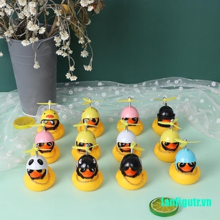 DMC Phụ Kiện Trang Trí Xe Đạp Hình Vịt Con Đội Mũ Bảo Hiểm Dễ Thương