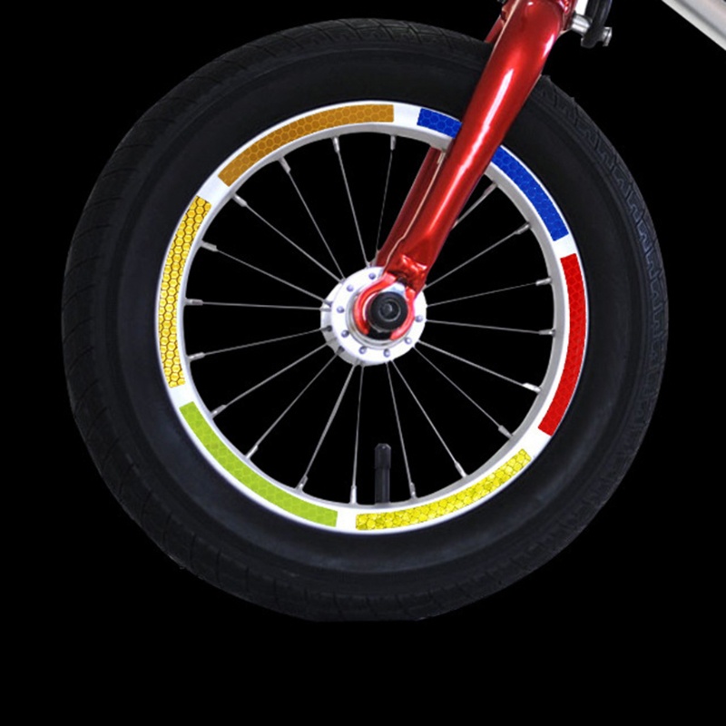 Set 2 x 12 Miếng Dán Phản Quang Trang Trí Xe Đạp