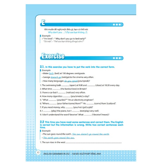 Sách - English Grammar in use - 130 bài ngữ pháp tiếng Anh( bản màu )