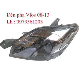 Đèn pha vios đời 2008-2013 -tặng vòng xoay hương hoa