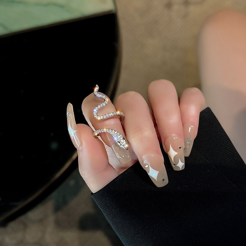 Nhẫn Hở Hình Con Rắn Thời Trang Sang Trọng Cho Nữ