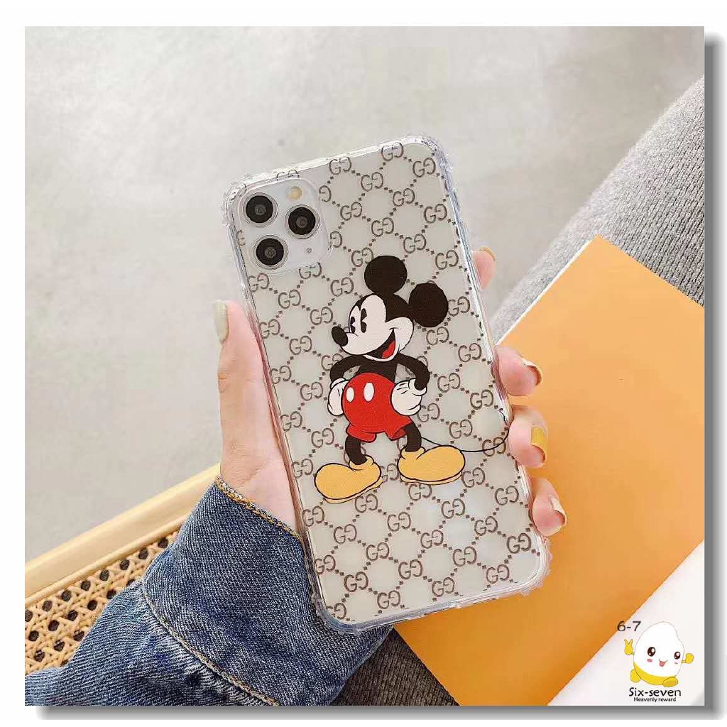 Ốp Điện Thoại Hình Chuột Mickey Đáng Yêu Cho Iphone 11 Pro Max Iphone 7 / 8 Plus Iphone Xr Xs Max