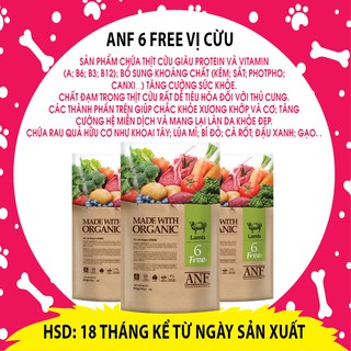 Thức ăn khô hữu cơ ANF vị cừu