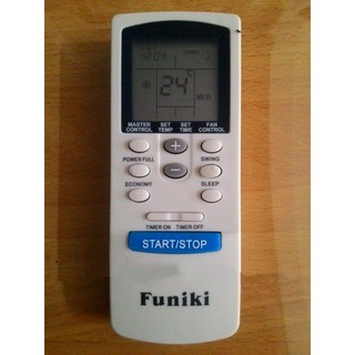 Điều khiển điều hòa Funiki ( nút xanh Start/Stop)