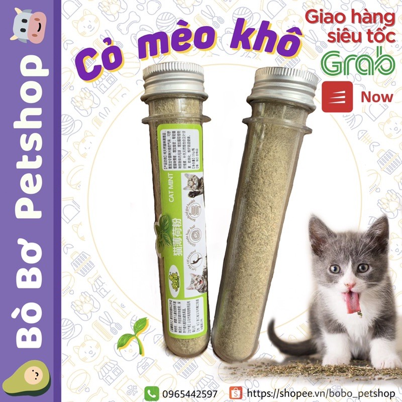 Cỏ mèo khô catnip cho mèo