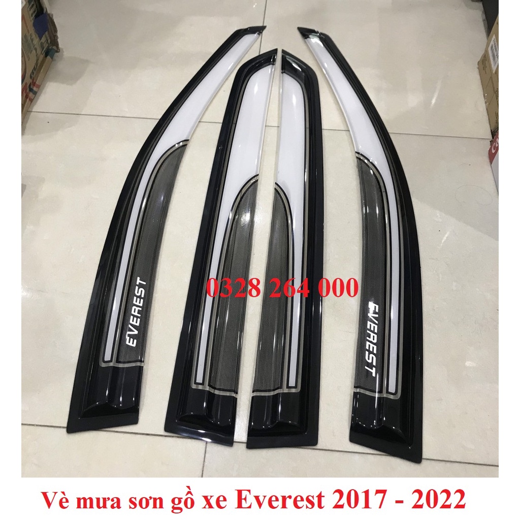 Vè che mưa sơn gồ 2 màu xe Ford Everest đời 2017- 2018- 2019 - 2020- 2021- 2022 Hàng cao cấp