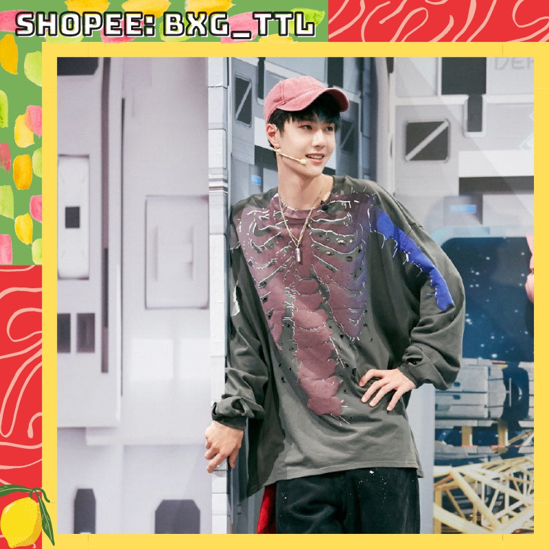 Áo sweater thun Vương Nhất Bác Trần Tình Lệnh - Áo sweater, hoodie Vương Nhất Bác Wang Yibo