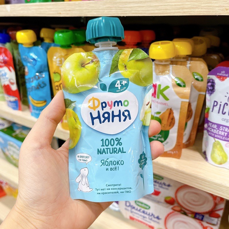 Hoa quả nghiền Fruto Nga gói 90gram