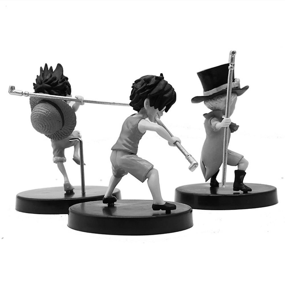 Mô Hình Đồ Chơi Nhân Vật Luffy Monkey D Luffy Ace 9-10cm