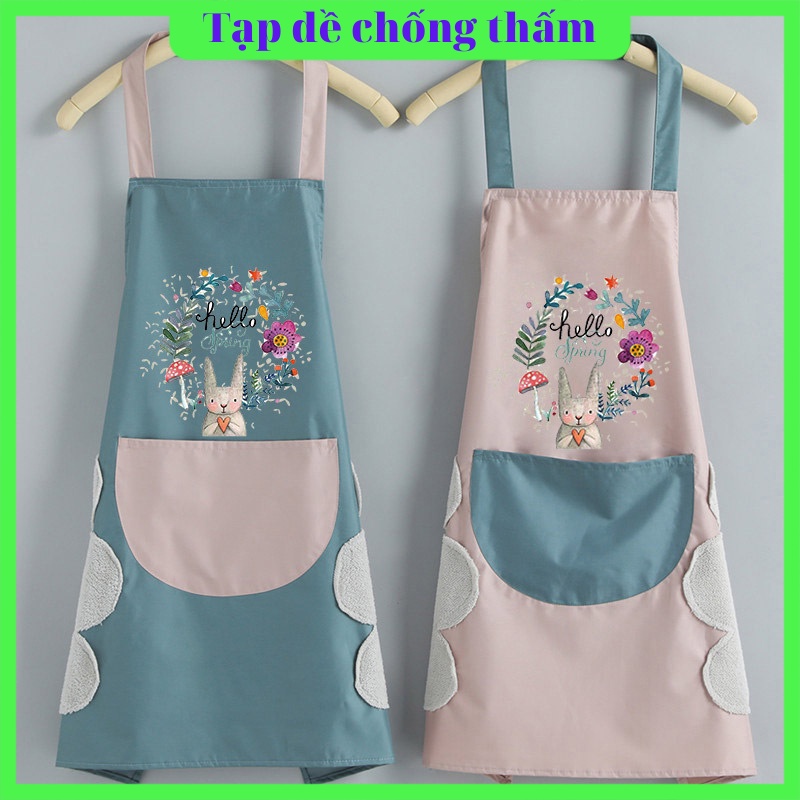 Tạp dề chống thấm nước nấu ăn siêu xinh