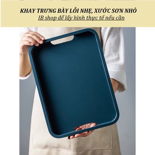 ❌THANH LÝ HÀNG LỖI❌Khay gỗ xanh Decor, hàng trưng bày lỗi nhẹ - Khay Decor phong cách Bắc Âu