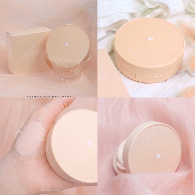 Phấn nước kiềm dầu, lâu trôi Romand Better Than Matte Cushion 14g (Có Sẵn)