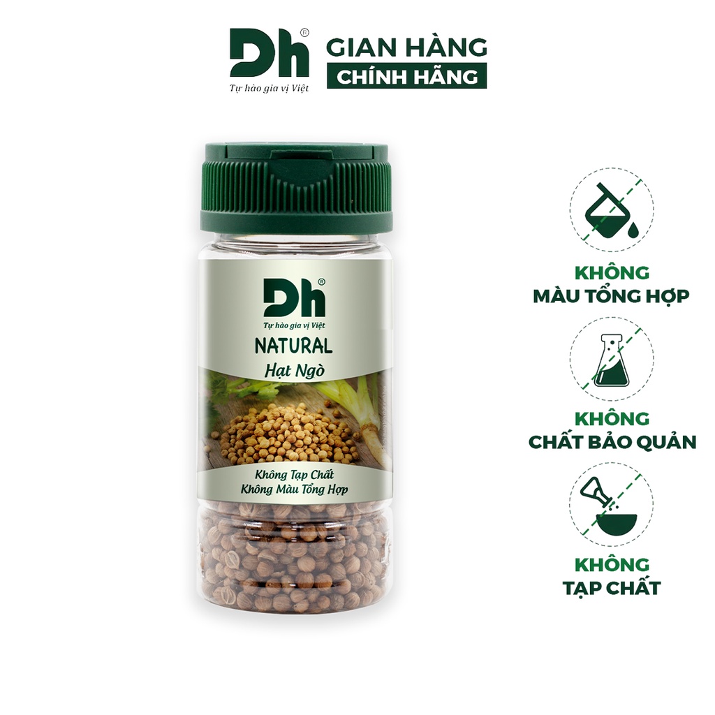 Hạt ngò Natural DH Foods chế biến thực phẩm 25gr