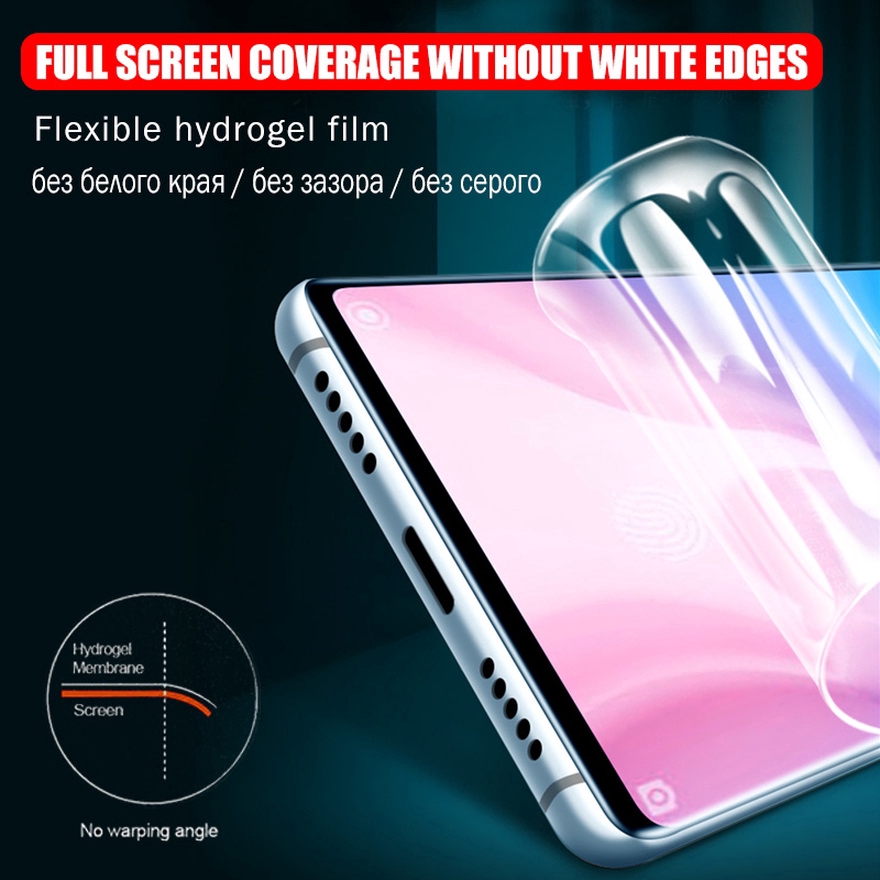 Phim Hydrogel bảo vệ màn hình Samsung S20FE S20 Ultra S10 Lite S9 S8 Plus S7Edge Note 10Plus 9 8 Note10 Lite S10e 35D