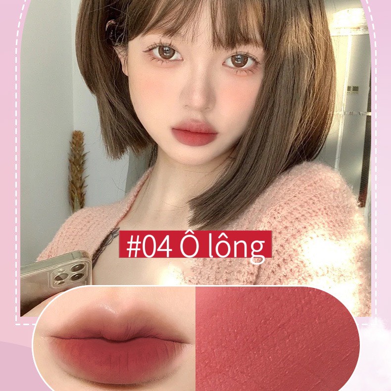 Son kem lì PINK COCO SOFT trái dâu hình chú cún dễ thương