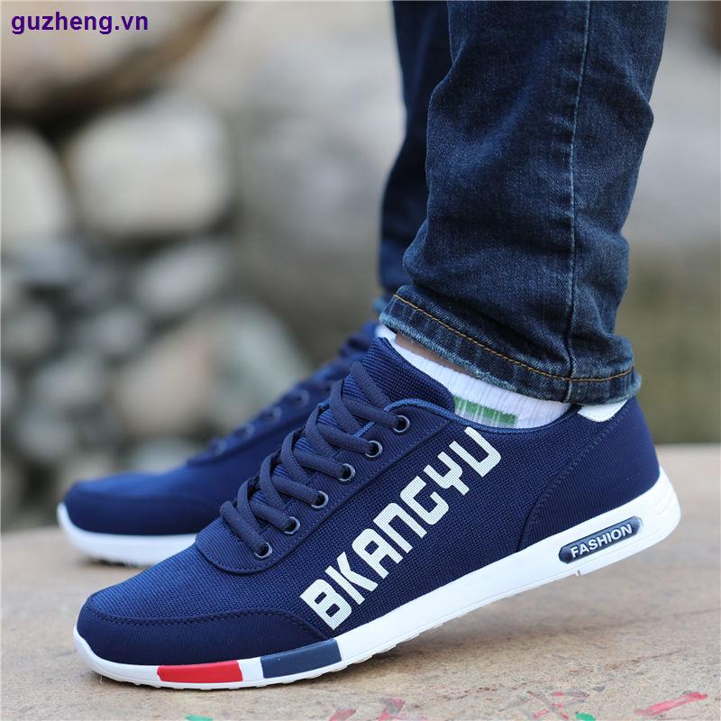 Đôi giày thể thao thoáng khí khử mùi chống trượt phong cách Hàn Quốc thời trang mùa thu cho nam