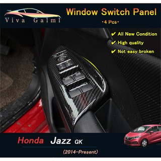 Bảng Công Tắc Cửa Sổ Trang Trí Nội Thất Xe Hơi Honda Jazz GK