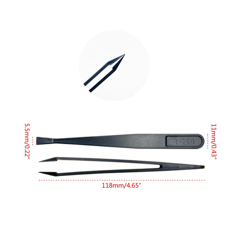 Nhíp Sợi Carbon Chống Tĩnh Điện Dùng Để Làm Trang Sức Thủ Công