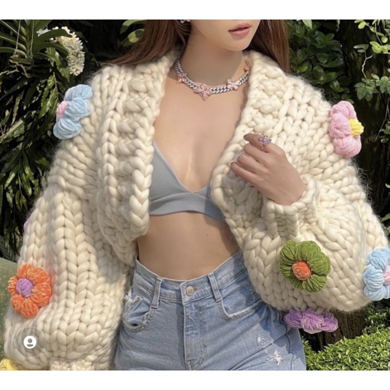 GHIM CÀI, PIN CÀI ÁO, BALO HÌNH HOA LEN DỄ THƯƠNG