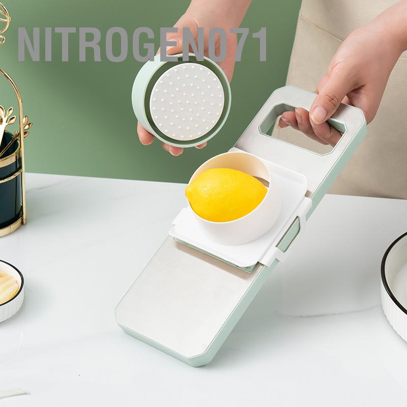 Thái sợi, khoai tây băm nhỏ, máy lau sợi/Máy cắt rau củ đa chức năng Bằng thép không gỉ Hướng dẫn sử dụng máy cho nhà bếp Nitrogen071