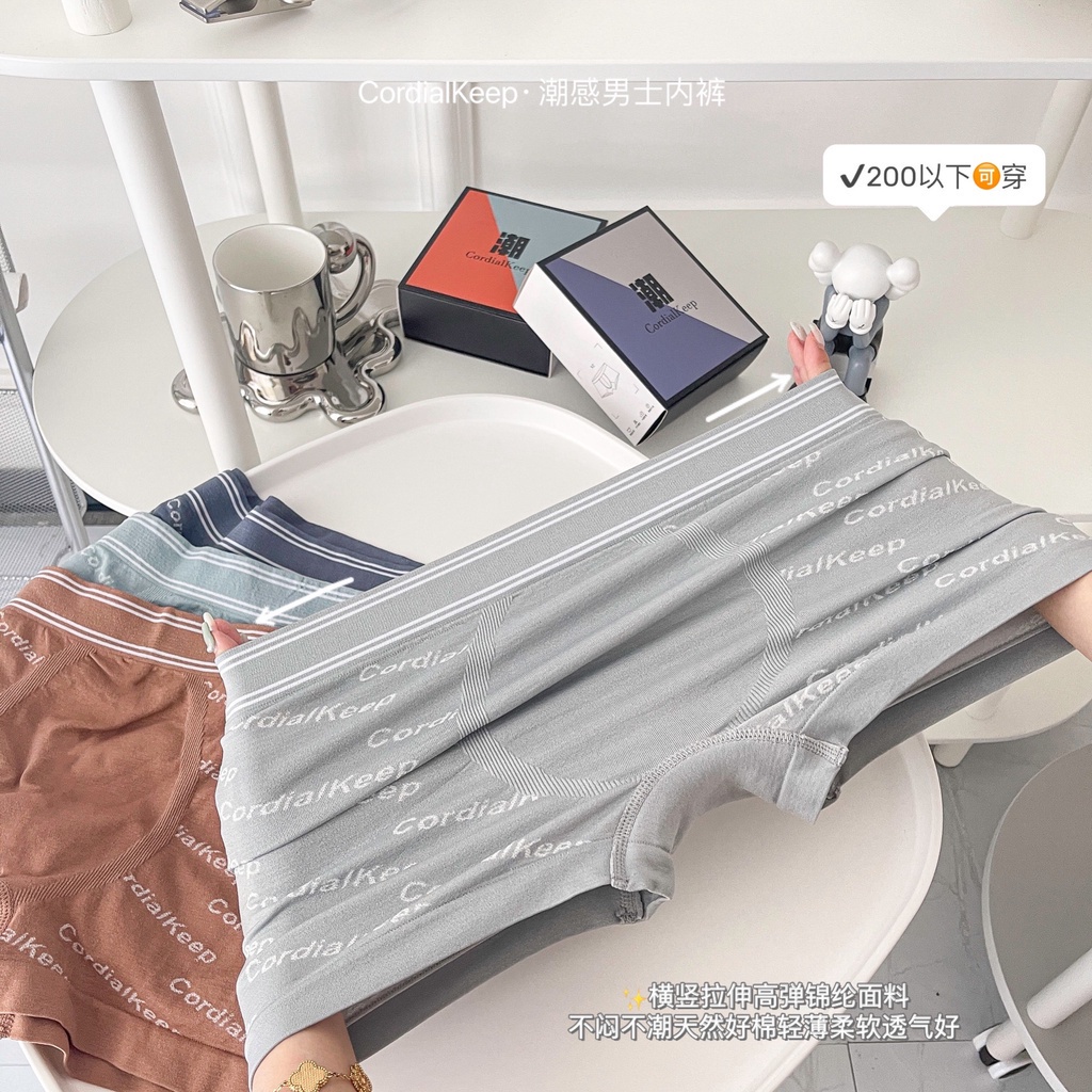 Quần lót boxer thể thao thoáng khí thời trang dành cho nam