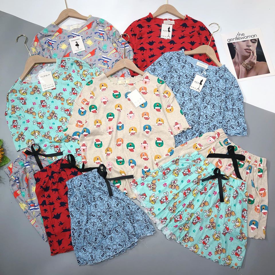 [Mã WA1606 giảm 15% đơn 99k] Bộ đùi xòe in hình CUTTE HỘT ME MỚI (ảnh, video thật) | BigBuy360 - bigbuy360.vn