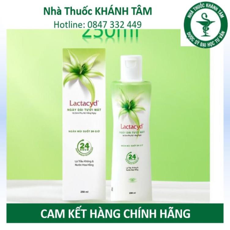 ! Dung dịch vệ sinh phụ nữ Lactacyd ngày dài tươi mát - Lactacyd lá trầu không ! !