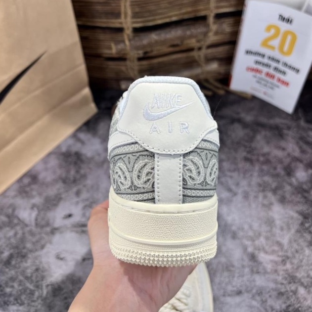 Giày thể thao AF1 dây thừng , Giày AIR FORCE 1 viền rách, dây thừng nam nữ cao cấp