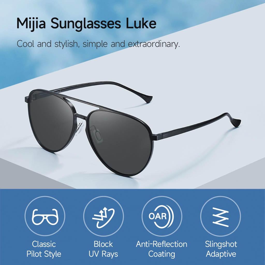 Xiaomi Youpin Kính Mát   Luke Chống Tia UV400 Chống Tia UV Cho Nam Nữ