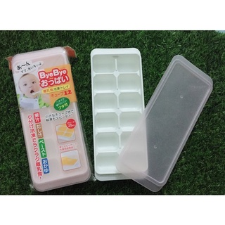 Khay trữ thức ăn 12 ngăn byebye có nắp Nhật Bản