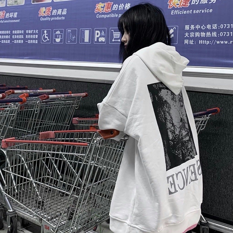 - Áo khoác nỉ form rộng tay bồng kiểu dáng vintage cá tính