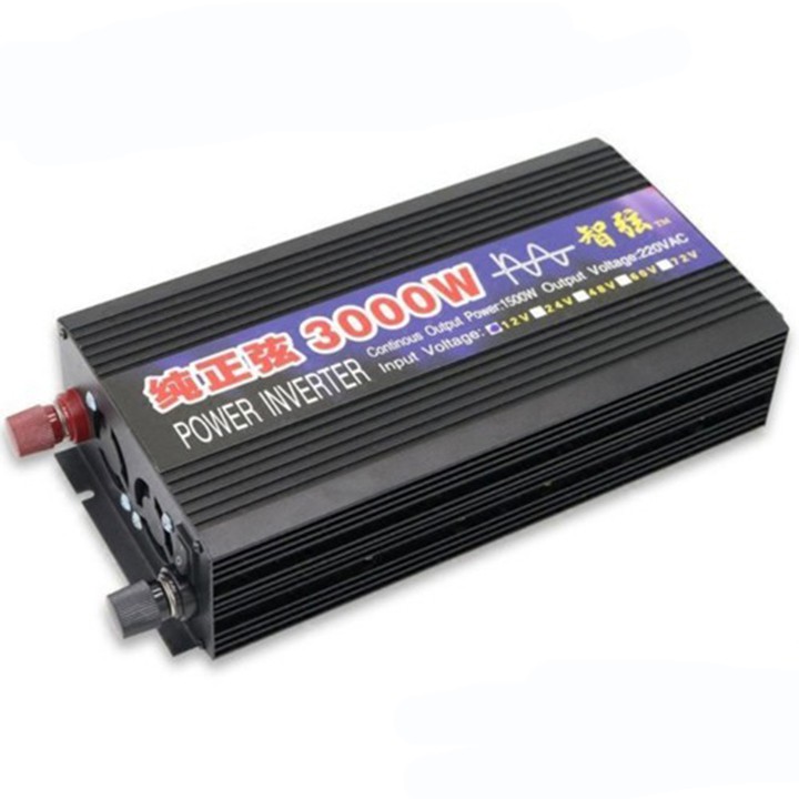 Bộ kích điện sóng sin chuẩn công suất 3000w cho dòng 12v sang 220v