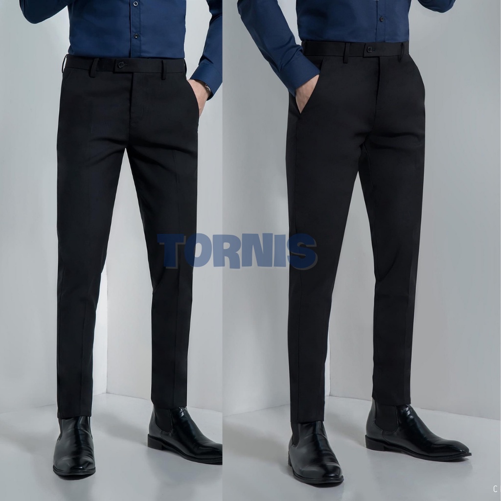 Quần tây âu nam ống đứng TORNIS TDT vải cotton pha polyester chất liệu cao cấp thoáng mát