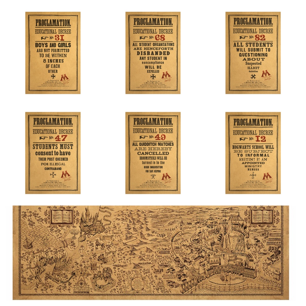 Harry Potter "Boy Who Lived" poster Kraft Paper Wallpaper wall poster Paintings Vintage 42*29cm