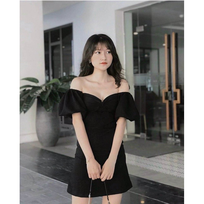 [Mã WAMT1505 giảm 10K đơn 0K] AVY DRESS - ĐẦM NƠ NGỰC TAY PHỒNG SIÊU XINH | BigBuy360 - bigbuy360.vn