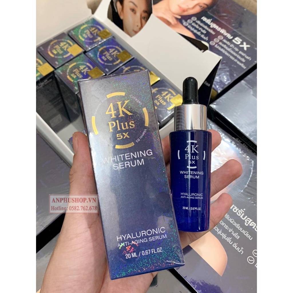 Serum dưỡng trắng da 4K Plus 5X Thái Lan 20ml ( Hàng chính hãng)